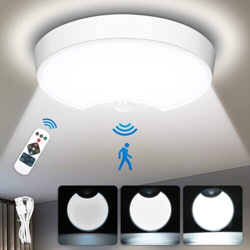 LED Akku-Deckenleuchte mit Bewegungsmelder